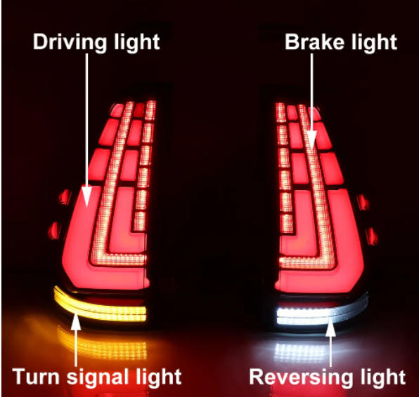 KEEN LED Tail Lamp for Toyota Land Cruiser Prado 2003-2009 Taillight Assembly Rear Fog Light Brake Park Turning Lamp