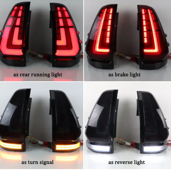 KEEN LED Tail Lamp for Toyota Land Cruiser Prado 2003-2009 Taillight Assembly Rear Fog Light Brake Park Turning Lamp