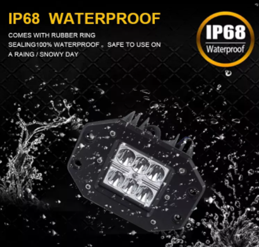  KEEN 5 inch 18W LED Headlight for 4X4 Tractor SUV ATV Truck Trailer Car Offroad Flush Mount Work Lights Spotlights