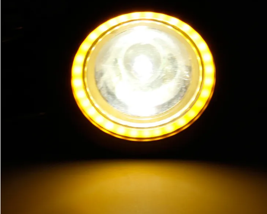 KEEN Mini Round Halo LED Headlamp for Motorcycle Car Truck ATV Tractor Flash 10W LED Work Light Angel Eye 2 Inch Auto Spot Light