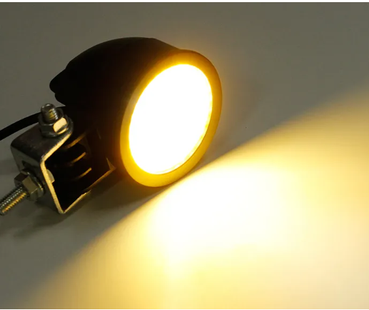 KEEN Mini Round Halo LED Headlamp for Motorcycle Car Truck ATV Tractor Flash 10W LED Work Light Angel Eye 2 Inch Auto Spot Light