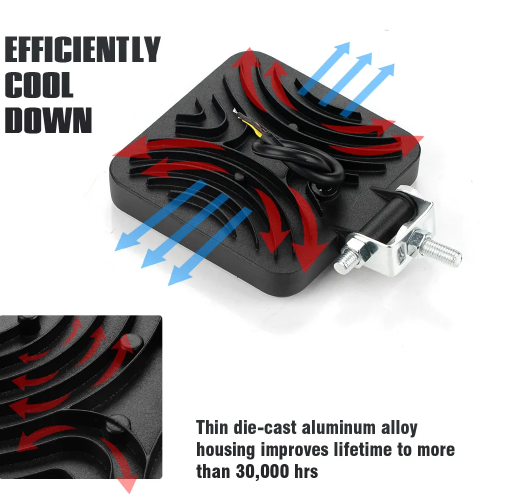  KEEN Waterproof 108W led Offroad Work led for ATV 4X4 SUV Marine Motorcycle White Strobe Light Spotlights