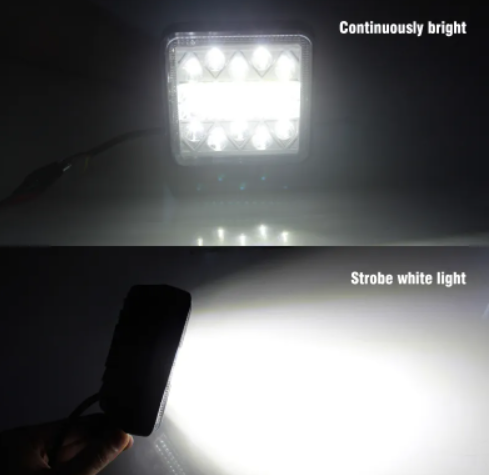  KEEN Waterproof 108W led Offroad Work led for ATV 4X4 SUV Marine Motorcycle White Strobe Light Spotlights
