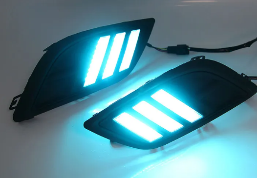   KEEN led Daytime Running Light for Chevrolet Sail 3 2014-2017 DRL Fog Lamp led with Turn Signal Headlight