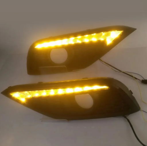  KEEN Hot Sale 12V Car DRL for Honda CRV 2012 2013 2014 Daytime Running light Fog Lamp Cover Headlight Auto Light