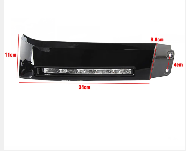 KEEN Car Front Bumper Daytime Running Light For Toyota Tundra 2008-2013 Sequoia DRL Driving Fog Lamp Head Lights