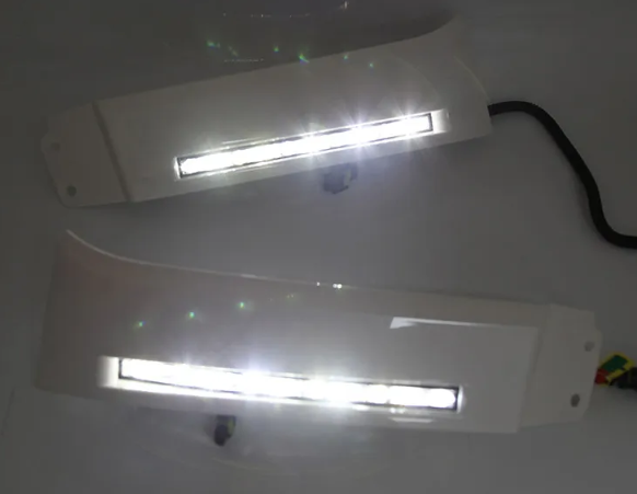 KEEN Car Front Bumper Daytime Running Light For Toyota Tundra 2008-2013 Sequoia DRL Driving Fog Lamp Head Lights