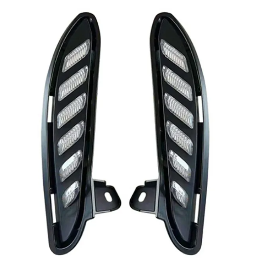 KEEN 12v Daytime Running Light for Toyota Harrier Venza 2020-2022 Start-scan DRL Driving Fog lights with Flow Turning Headlight