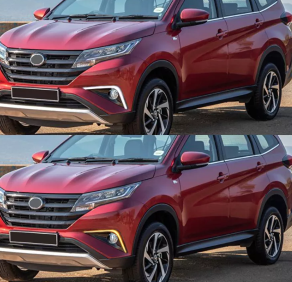 KEEN 12V Daytime Running Light for Toyota Rush 2019 2020 LED Fog Light White and Yellow DRL Auto turning