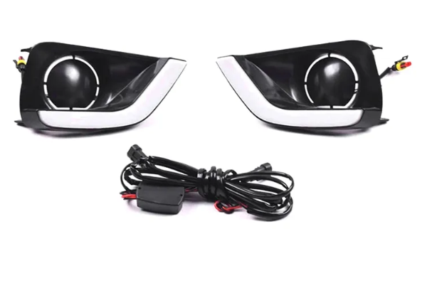 KEEN Car Light for 2014 2015 2016 Toyota Vios Daytime Running Lights DRL Fog Lamp Cover LED