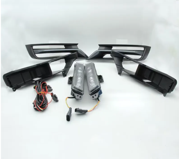  KEEN Car Led DRL for Honda HR-V HRV Vezel 2022 2023 Daytime Running Light Flow Turn Signal Fog Lamp Cover Lamp Car Head Lights