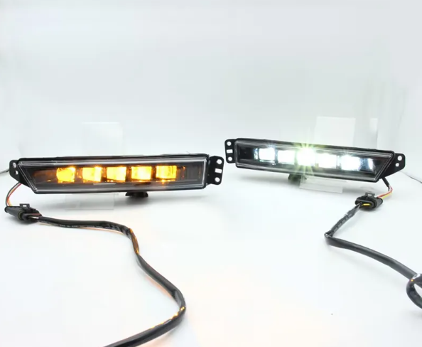  KEEN Car Led DRL for Honda HR-V HRV Vezel 2022 2023 Daytime Running Light Flow Turn Signal Fog Lamp Cover Lamp Car Head Lights