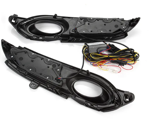  KEEN Waterproof Car Lamp LED Daytime Running Light Fog Light Cover LED for Honda Vezel 2014-2018