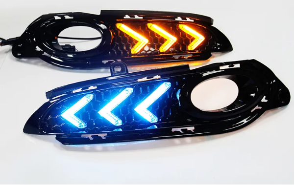  KEEN Waterproof Car Lamp LED Daytime Running Light Fog Light Cover LED for Honda Vezel 2014-2018