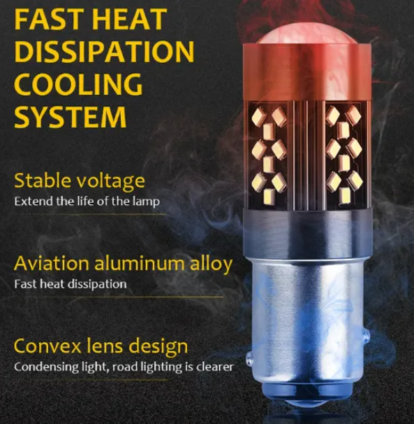 KEEN 12V led Car Bulb 1156 2016 42SMD 1157 Ba15s T15 W16W Turn Signal Reverse Lamp Tail Light T20 T25 Led Light 7443 7440 Led