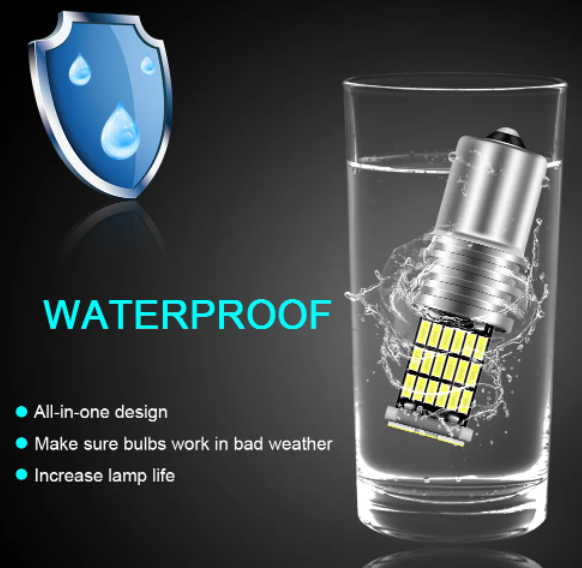  KEEN Dc12V 1156 1157 Canbus 4014 45SMD DRL Auto led Lights BAU15S PY21W BA15D 3156 3157 7440 7443 Car Light Bulb