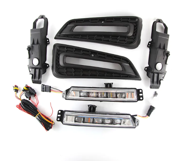    KEEN High Quality LED Daytime Running Light for Honda City 2015-2018 Flow LED DRL Driving Fog Light Cover LED Turning