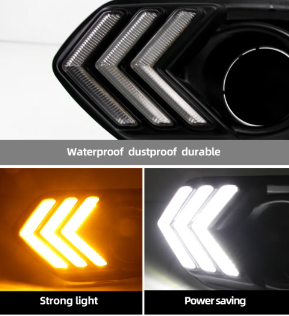 KEEN Hot Sale Daytime Running Light for 2017-2019 Honda City DRL LED Fog Lamp Cover LED Headlight