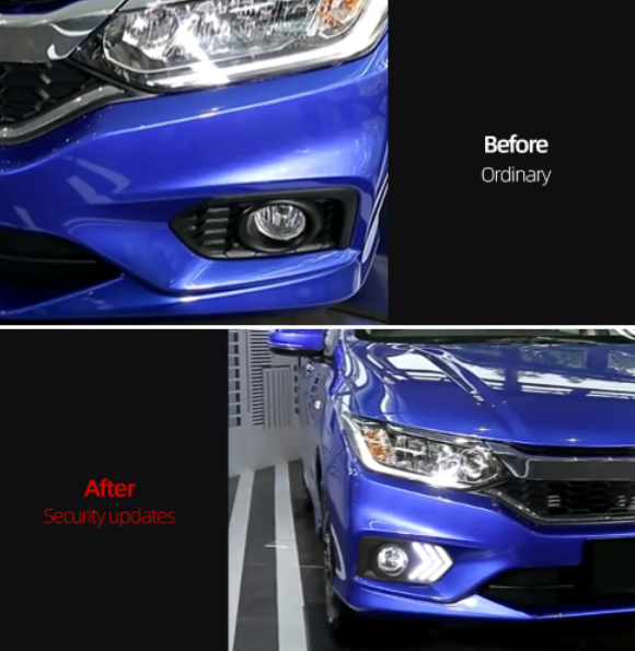 KEEN Hot Sale Daytime Running Light for 2017-2019 Honda City DRL LED Fog Lamp Cover LED Headlight