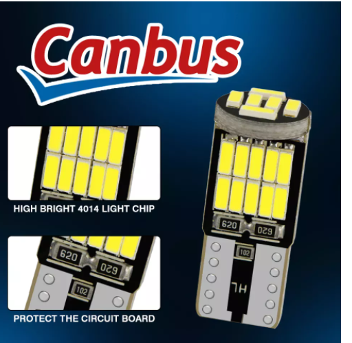 KEEN 12V W5W 194 168 T10 26smd 4014 led Canbus Wedge Parking Light Bulb Car Led Light Interior Reading t10 Led Bulbs 