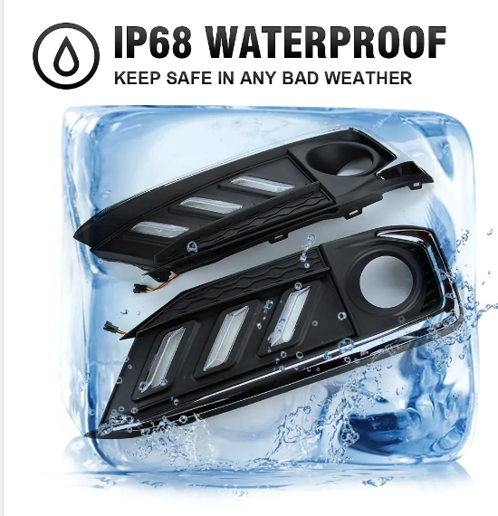 KEEN Car Daytime Running Light for Honda Civic 10th gen 2019 2020 DRL Flow Turn Signal Fog Light Car Head Lamp