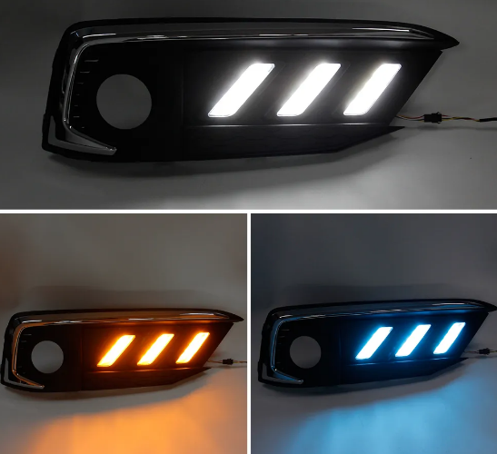 KEEN Car Daytime Running Light for Honda Civic 10th gen 2019 2020 DRL Flow Turn Signal Fog Light Car Head Lamp