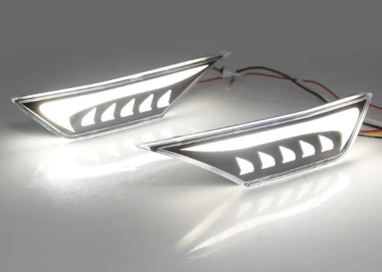KEEN Fender Light Day Running Light for Honda Civic led Side Marker Lights Driving Turning Lamp
