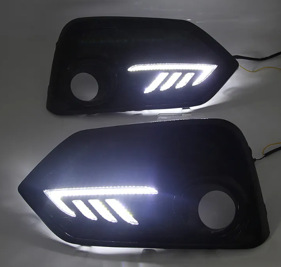 KEEN Auto Body Parts LED DRL Daytime Running Light With Fog lamp For Civic 2019 With Yellow Light