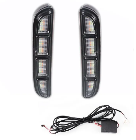 KEEN New 12V Led DRL for Honda Accord 2021 2022 Flow Turn Signal Daytime Running Light Driving Fog Light LED