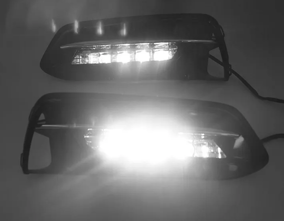  KEEN 12V Daytime Running Light for Honda Accord 10th 2018-2019 Turning Signal Light LED DRL Driving Fog Lamp Cover LED