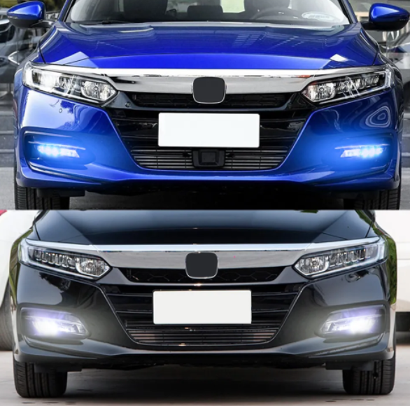  KEEN 12V Daytime Running Light for Honda Accord 10th 2018-2019 Turning Signal Light LED DRL Driving Fog Lamp Cover LED