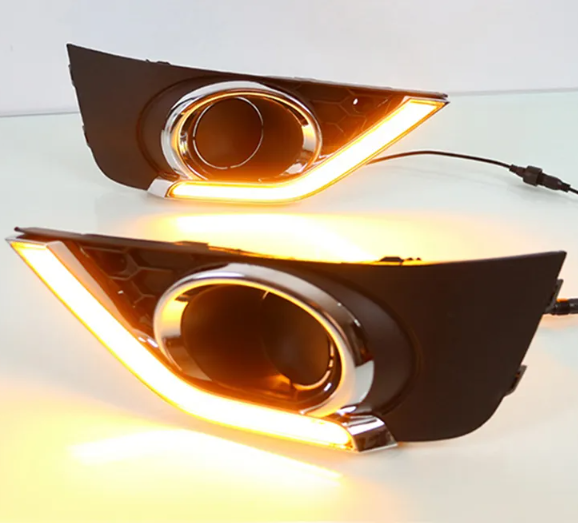 KEEN 12V Car Part led DRL for Honda BRV BR-V 2015 2016 2017 Daytime Running Light Turning Lamp Driving Fog Lights