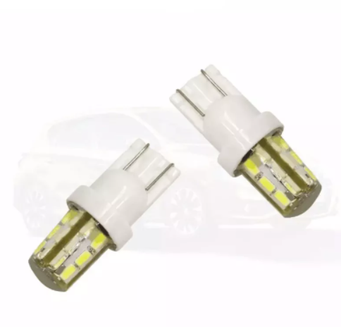 KEEN 12V T10 3014 24SMD Silicone Led Bulb W5W Car Interior Lamp Wedge Clearance Parking Light Automobile Bulbs