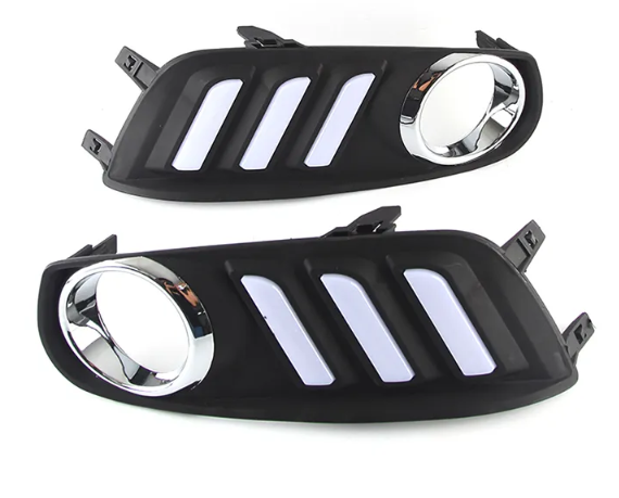 KEEN High performance 12V LED Daytime Running Lights With Fog Lamp DRL Led Lights For Tiida 2012-2015