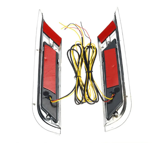 KEEN 12V LED Car for Nissan Kicks 2017 2018 2019 DRL Daytime Running Fog Lamp cover white and amber turn signal