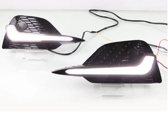 KEEN Daytime Running Light LED DRL Head Fog Lamp For Nissan Qashqai 2019 2020 Auto Front Foglight Upgrade Accessories