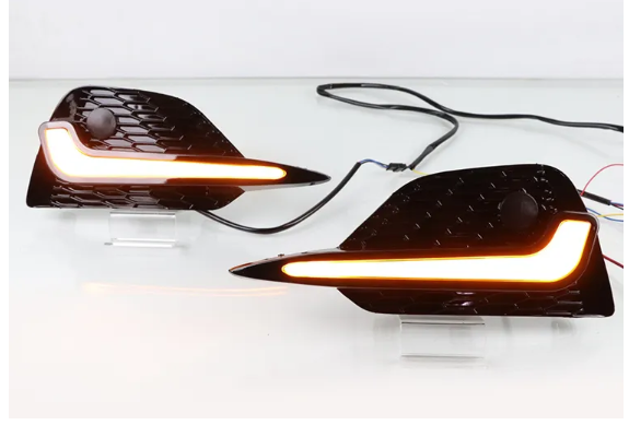 KEEN Daytime Running Light LED DRL Head Fog Lamp For Nissan Qashqai 2019 2020 Auto Front Foglight Upgrade Accessories