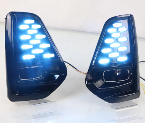 KEEN Car Daytime Running Light for Nissan Kicks 2021 2022 DRL Start-scan Driving Fog lamp with Dynamic Turn Signal Headlight