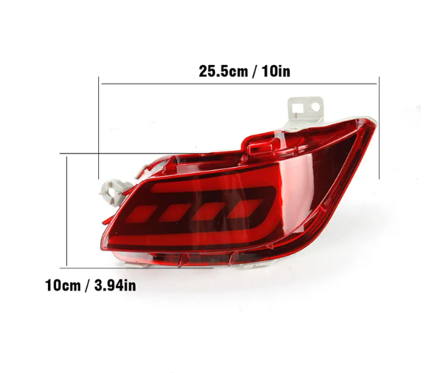 KEEN New Car Part Rear Bumper Light for VIOS 2017 2018 led Brake Warning Lamp Auto Tail Reflectors LED