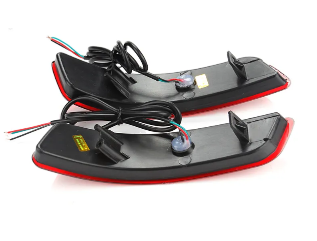  KEEN LED Rear Bumper Reflectors Tail Light for 2014-2018 Toyota Corolla Lexus GS250/350/450H/ES250/ ES300/ES350