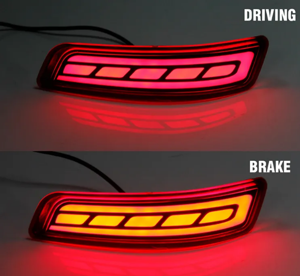  KEEN LED Rear Bumper Reflectors Tail Light for 2014-2018 Toyota Corolla Lexus GS250/350/450H/ES250/ ES300/ES350