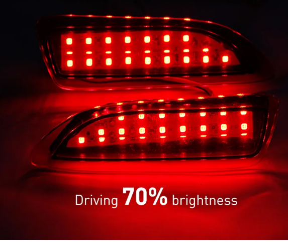  KEEN 12V Rear Reflectors led for Toyota Corolla 2011-2013 LED Brake Parking Signal Tail Light