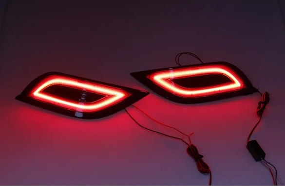  KEEN New 12V 14w led COB car bumper light running brake lights for NEW vios 2015 2016 tail lamp