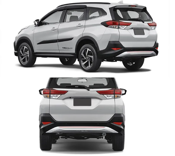  KEEN Super Bright Automobiles 12V Red Lens LED Brake Lights For RUSH 2018 2019 Car Tail Reflector Bumper Light