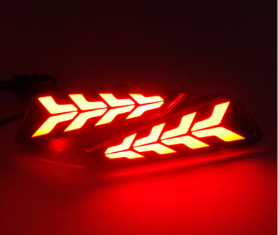 KEEN Waterproof Car Led Rear Bumper Lamp for Toyota CHR 2018-2020 IZOA Auto Tail Light Warn Brake Parking led