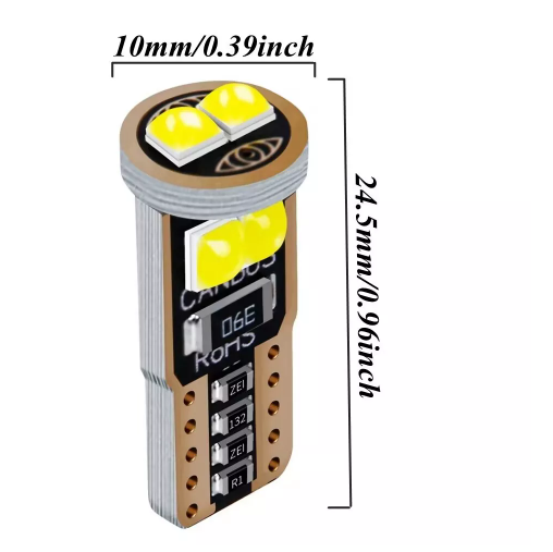   KEEN T10 W5W LED Canbus 3030 6SMD No Error Car Interior Reading Dome Lights Auto Parking Lamp Wedge Tail Side Bulb