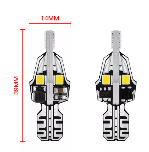 KEEN 12v Car W5W T10 LED Canbus No Error Bulb 2835 12smd Auto Interior Light 194 LED Signal Lamp Park Clearance Lights