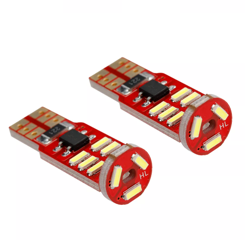   KEEN 12V Auto Led Light Bulbs T10 4014 15SMD Car Interior Dome Reading Lights Wedge Side Lamp 168 194 W5W 15 leds Parking Lamps