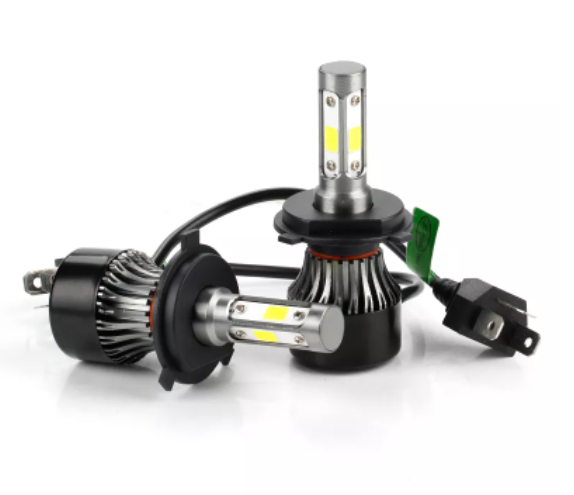 KEEN 4 Sides COB S4 LED Headlight H4 Light Bulb H1 H11 H8 HB3 HB4 9005 9006 H7 White 6500k Car Headlamp 12V