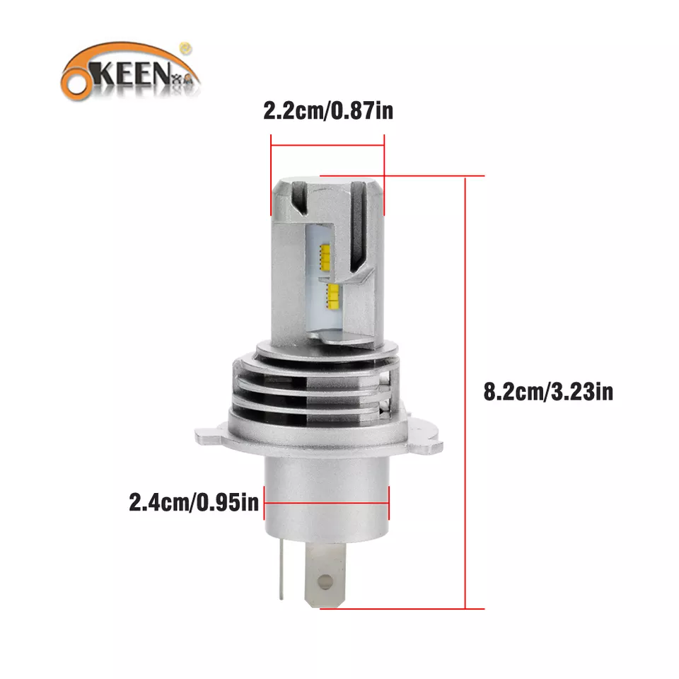 EEN DC12V -24V Car Led Light M3 Hi/lo beam H4 LED Bulbs 50W 6000K White H1 H3 9005 9006 H11 H12 H7 LED Headlight Bulbs